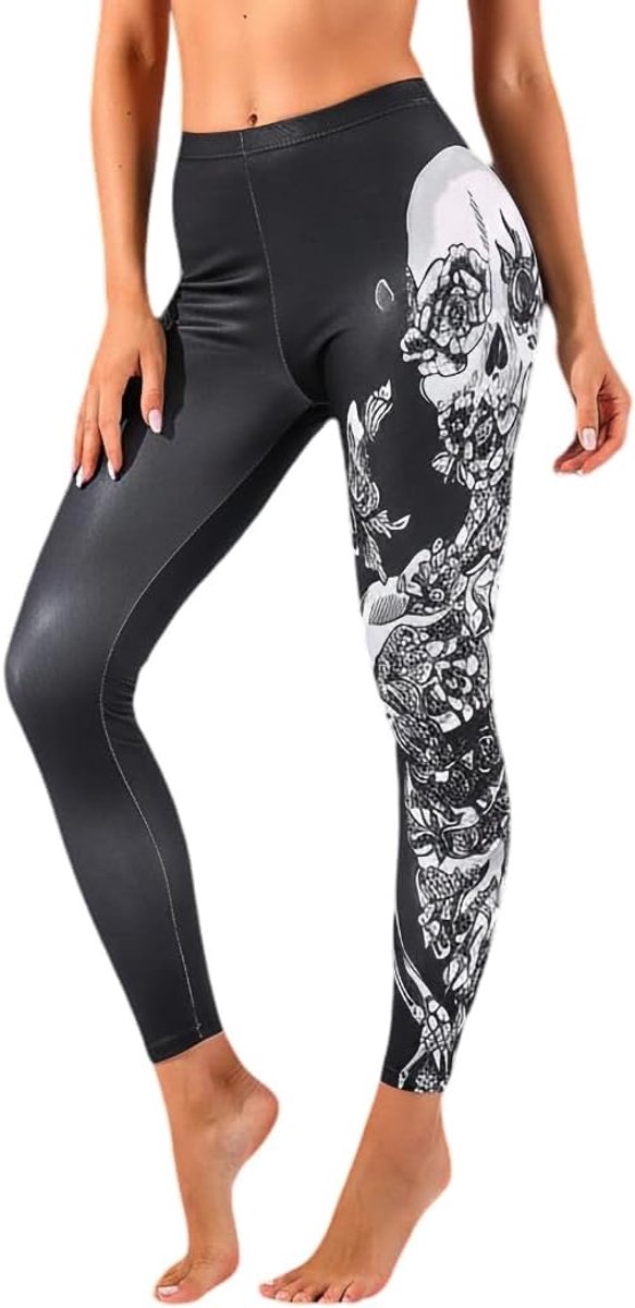 One Clothing - Dameslegging voor sport, fitness, outdoor en loungewear, super elastisch en met hoge tailleband voor kreukvrije, comfortabele pasvorm