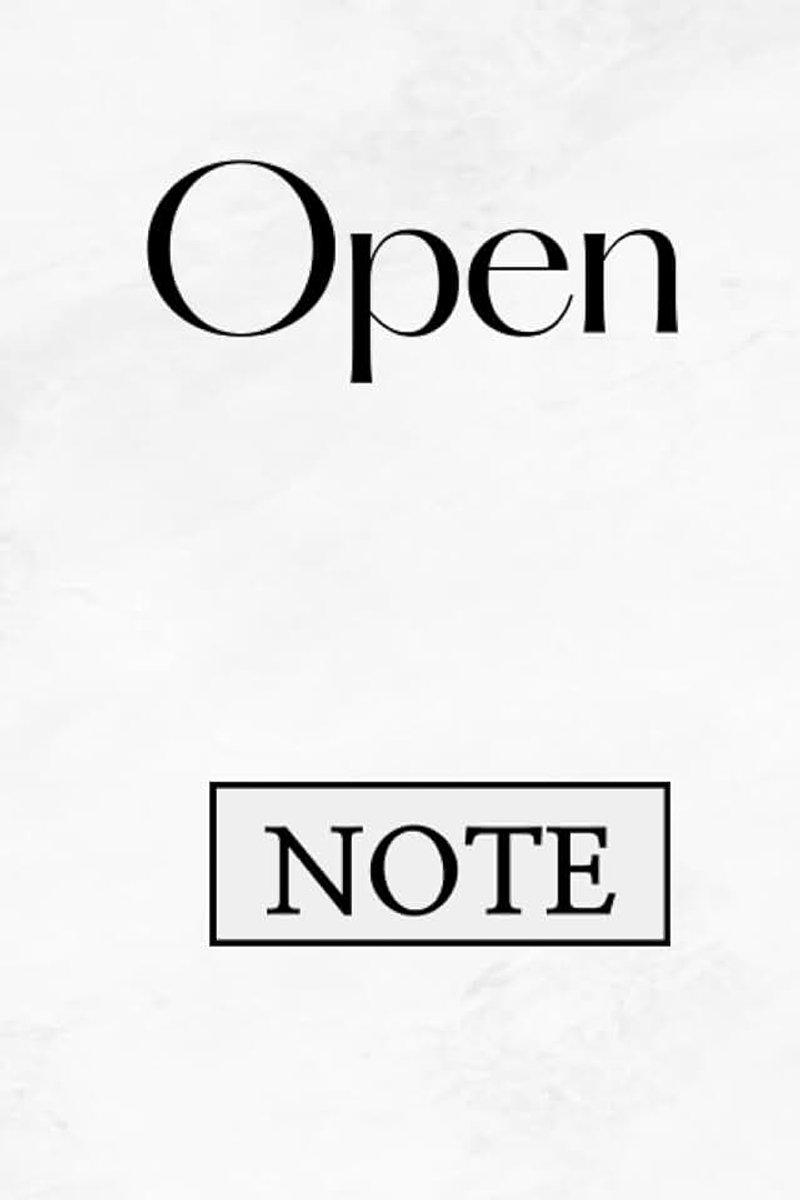 Open note