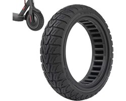 Rubberen banden, 10 x 2,5-7 inch, solide banden voor Xiaomi MI 4/MI 4 Pro, voor of achter, reservebanden, honingraatbanden, antislip, lekvrij, zwart, 1 stuk