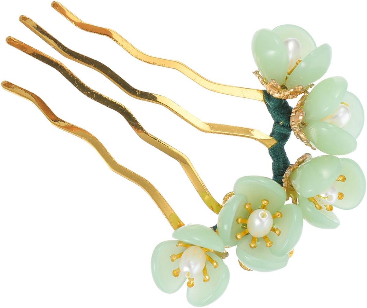 1Stuk Vintage Chinese Haarspeld met Bloemdesign Handgemaakte Haarstick voor Vrouwen Retro Haardecoratie voor Diverse Haarstijlen Duurzaam Stijlvol