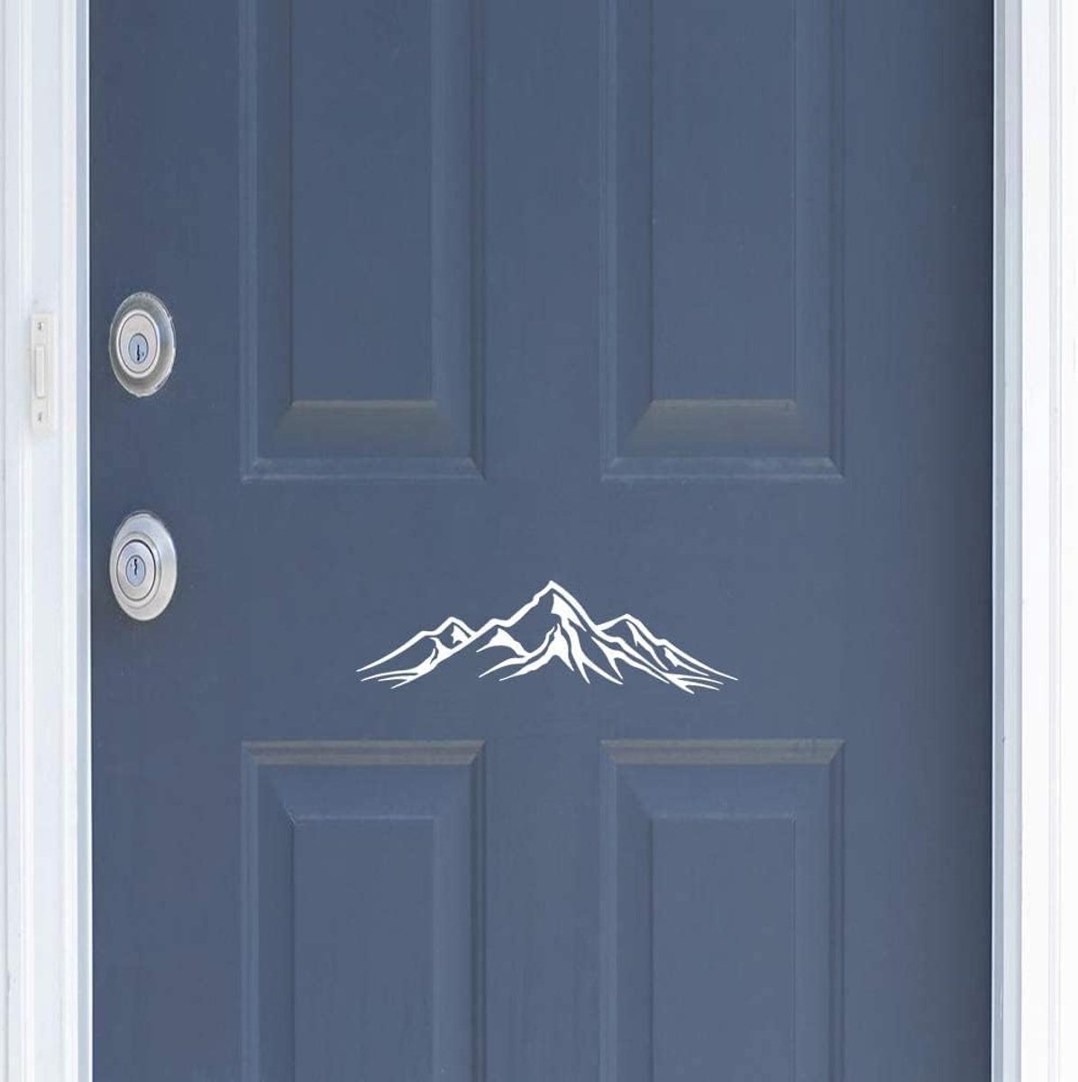 Bergen, contouren, wandelen en bergen, Alpen, Alpen, Zwitserland, Oostenrijk, vinyl, afbeelding, paspoorten, 21 x 6,5 cm, ideaal voor outdoorliefhebbers (wit)