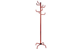 mueblear 5127 kapstok vorm van boom metaal rood 50 x 50 x 175 cm