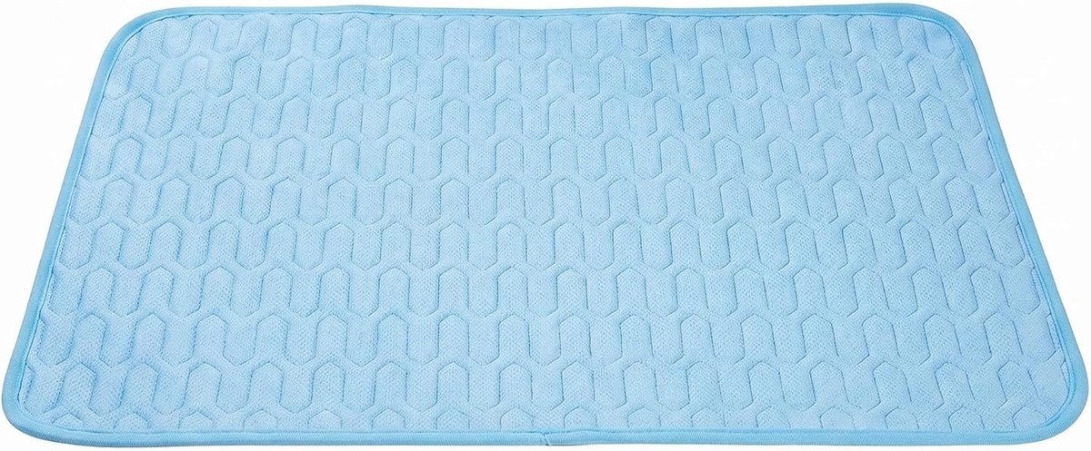 70 x 55 cm koelmat voor honden, matrastopper van Ice Silk latex, voor honden en katten, wasbaar koelbed voor katten, zorgt voor comfort bij huisdieren bij warm weer