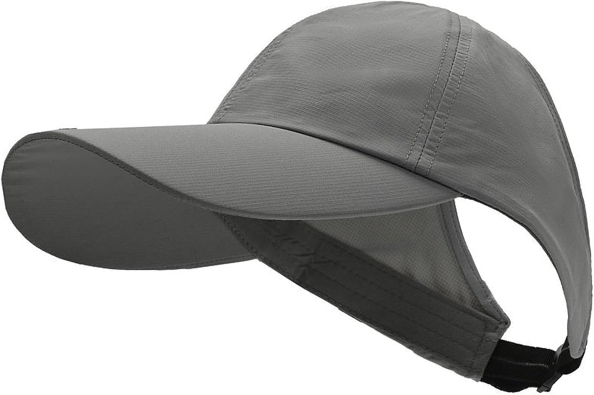 Baseballpet voor dames, met pony-gat, klassieke zonnekap van comfortabele en lichte zomerpet voor winkelen, outdoor, dagelijks gebruik