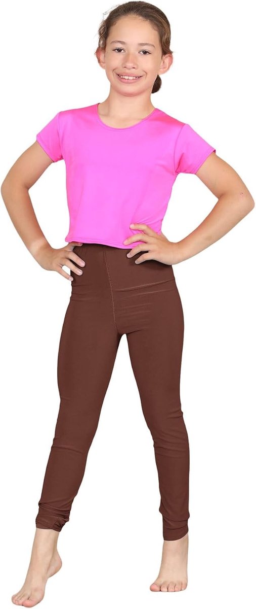 Leggings voor meisjes, hoogwaardige meisjeslegging, stijlvol, duurzaam, functionele turnlegging, meisjes, ideale rekbare skinny zomerlegging voor meisjes