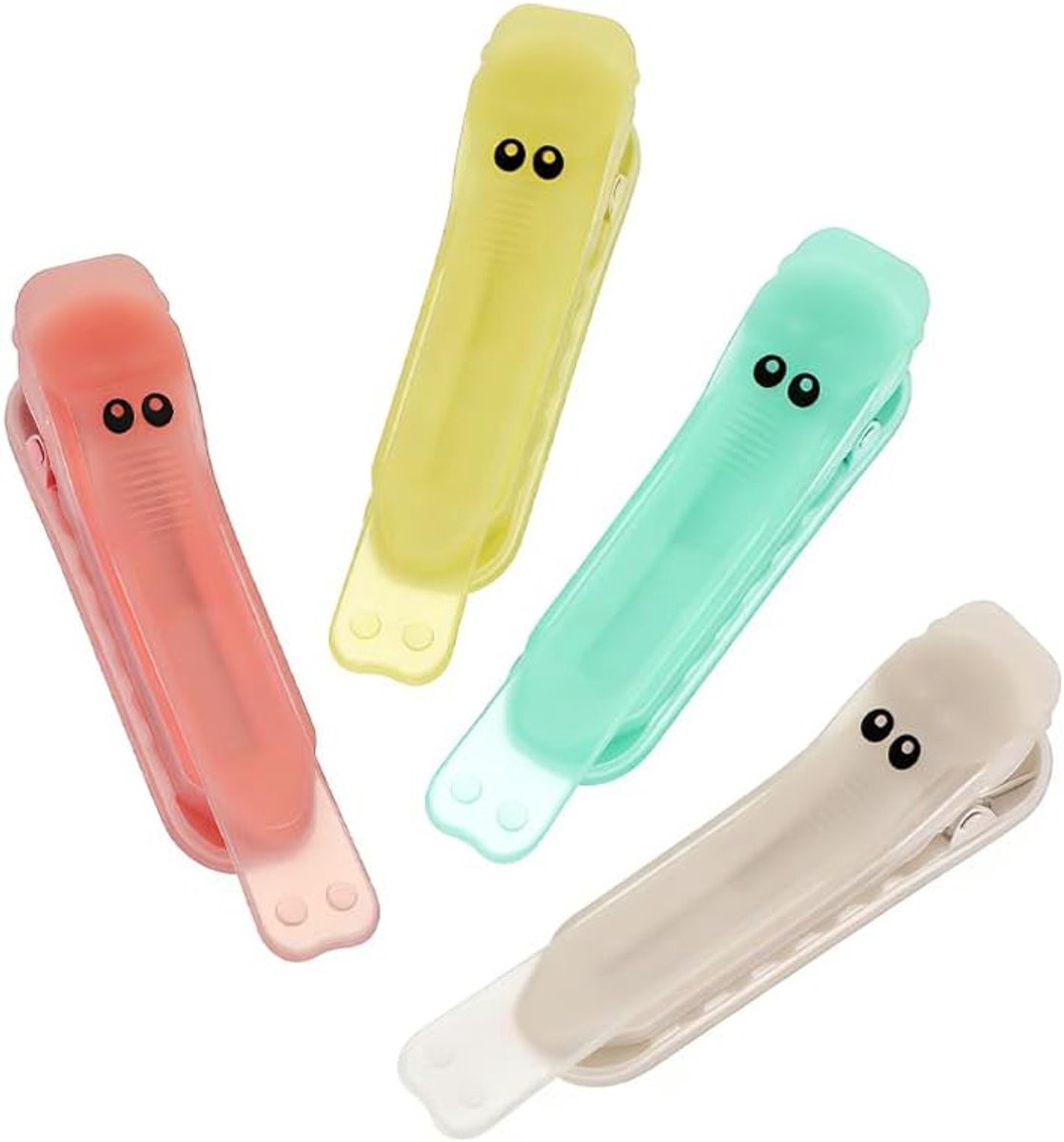 4 stuks bladwijzers voor kinderen, siliconen in schattig design, transparante boekenhouder & boekenstoel – veelkleurig boekaccessoire voor studenten