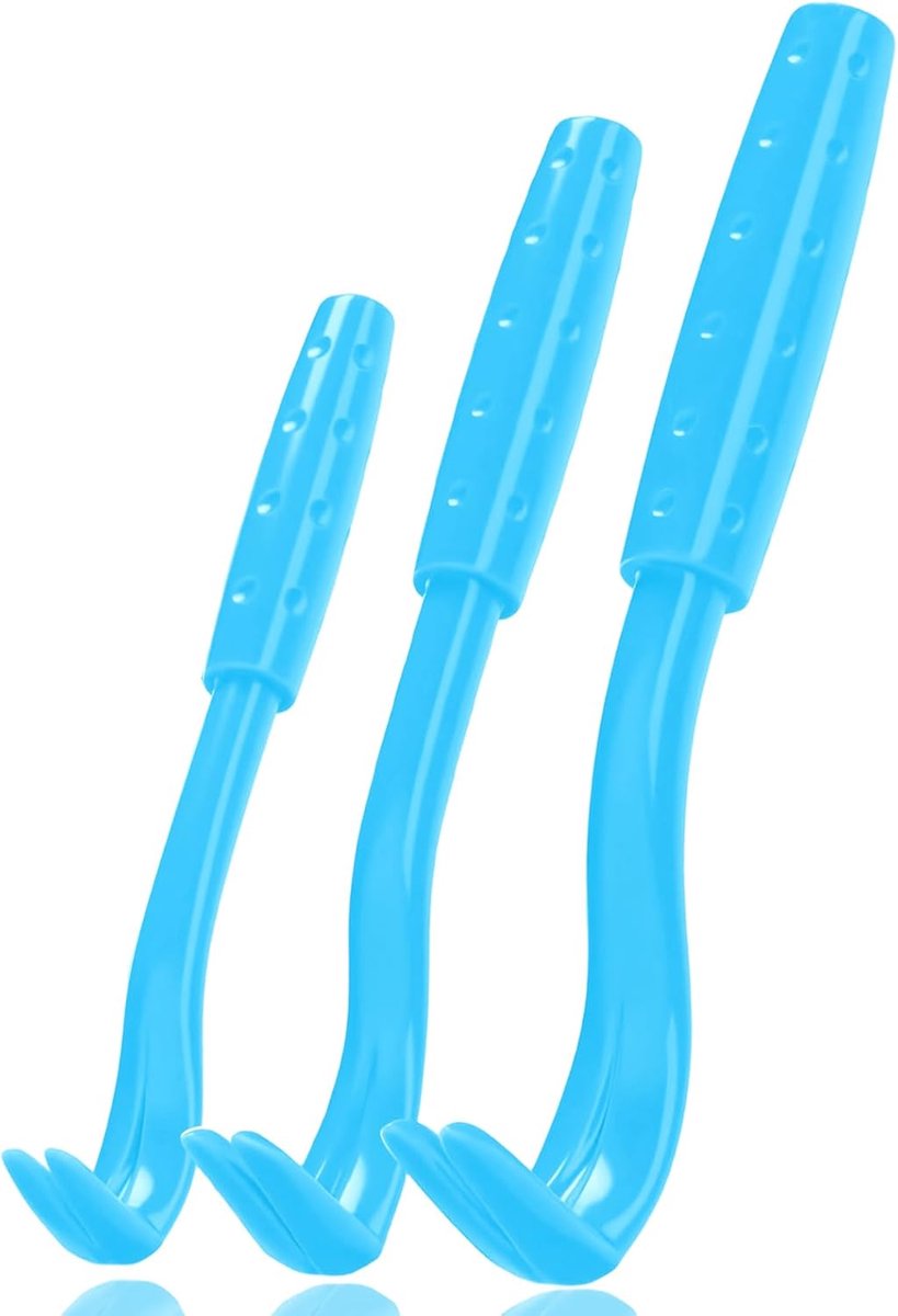 3 stuks tekenverwijderaar, pijnloos tekenverwijderingsgereedschap, professionele tekenverwijderingsset voor honden, katten, konijnen, ideale tekenhaken voor dierenwinkel (blauw)