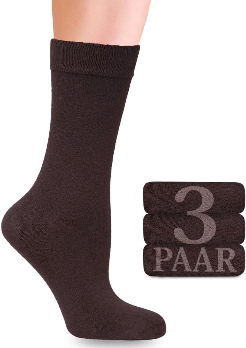 Sokken Dames Bamboe Lycra 3 Paar