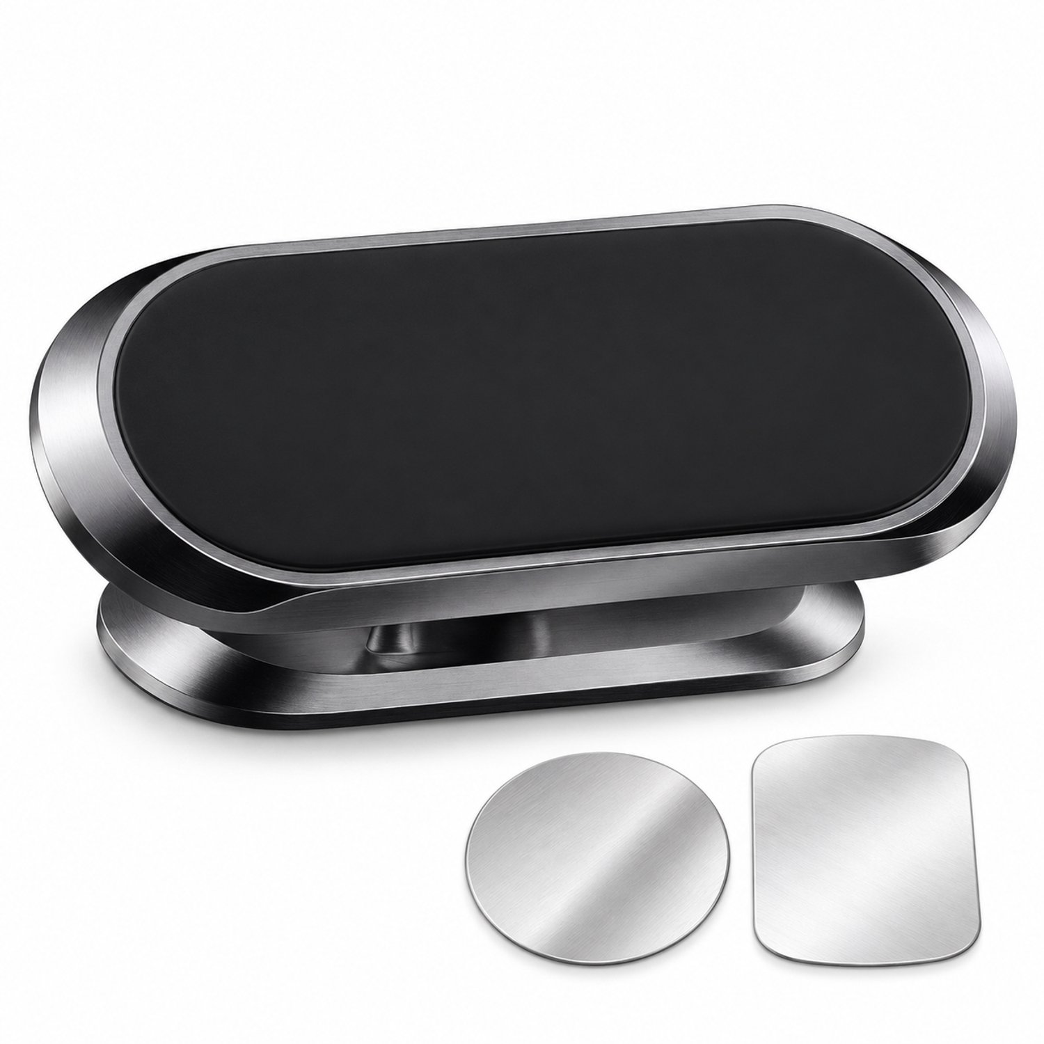 Telefoonhouders auto: magnetische F16-telefoonhouder voor het dashboard, met plakmontage, van zinklegering, in kleurendoos