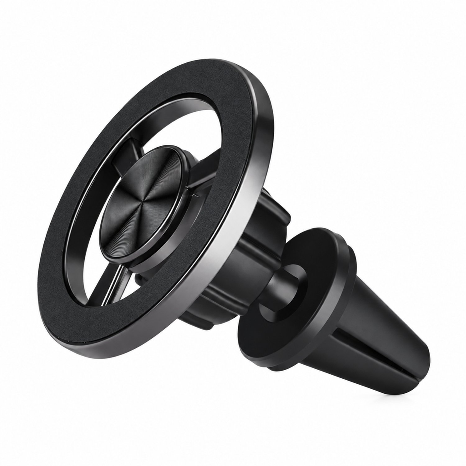 Telefoonhouders auto voor ventilatierooster magnetisch draaibaar met 2 ringen