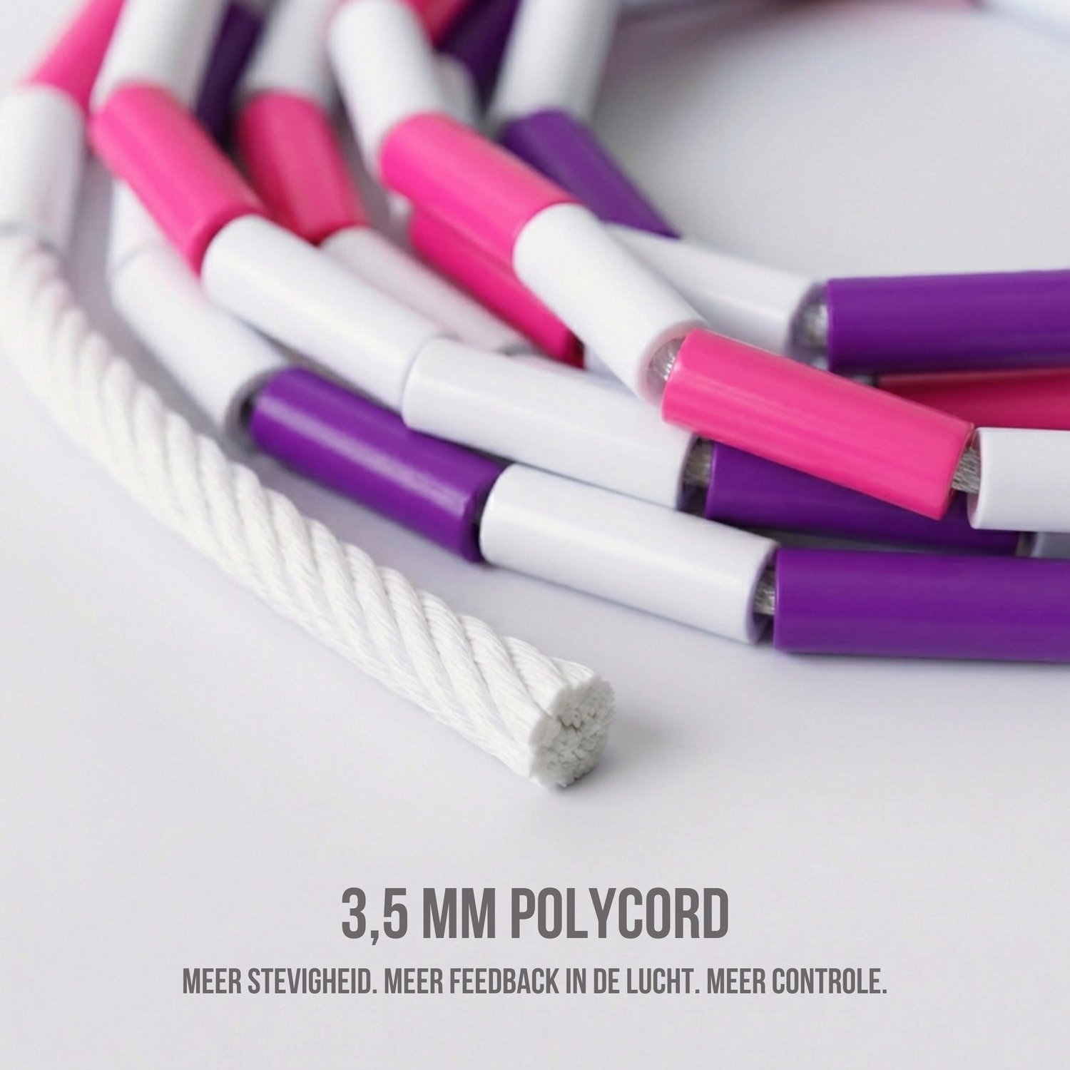 Elevate Rope Professioneel Beaded Springtouw - Verstelbare Jump Rope - Touwtje Springen voor Volwassenen en kinderen - Beaded rope - Conditie & Trucs - Binnen & Buiten Skipping Rope - Fitness Springtouwen — afbeelding 8