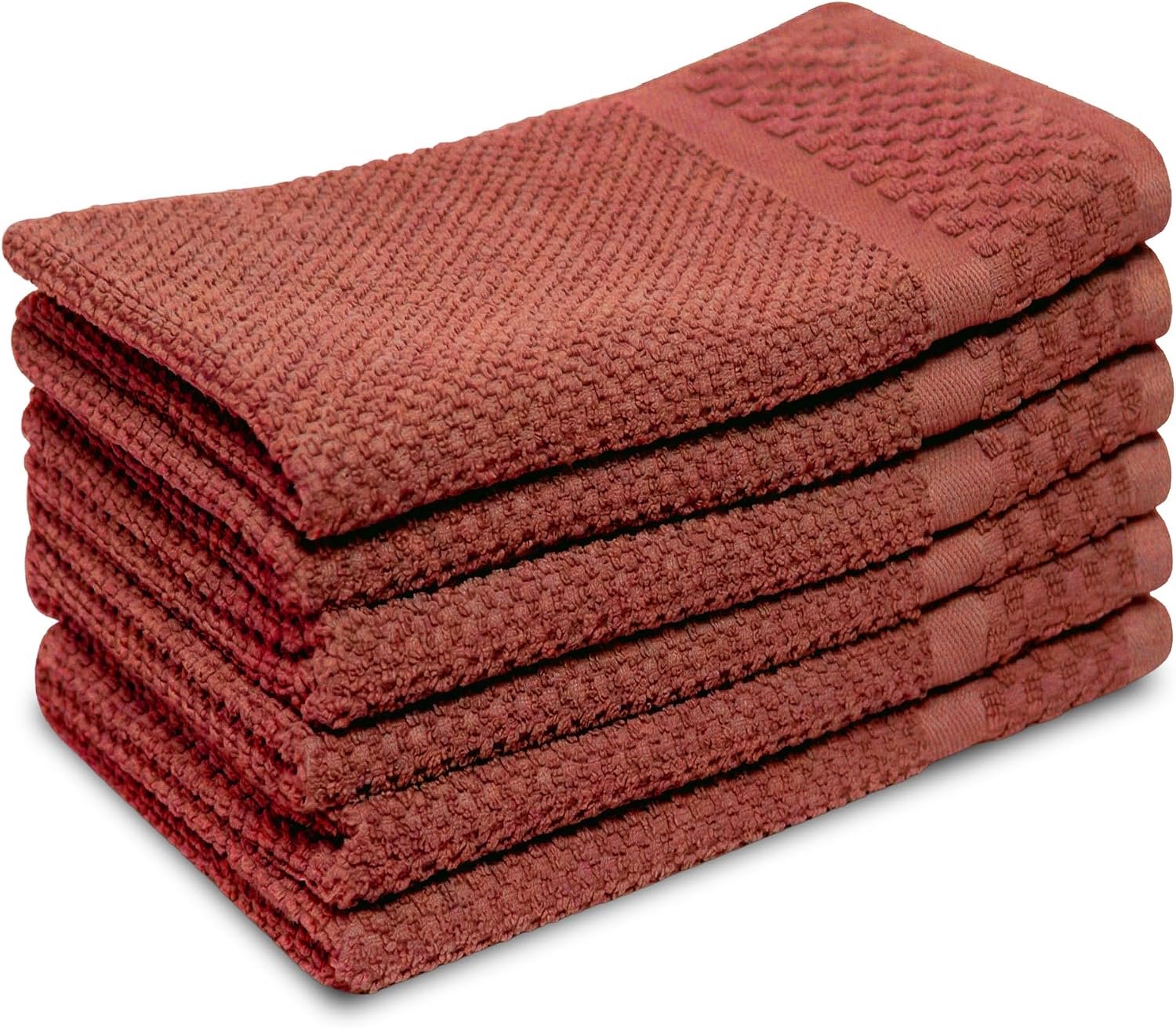 Gastendoekjes 30x50 cm - Set van 6 - 100% Katoen - Duurzaam en absorberend - Homevero