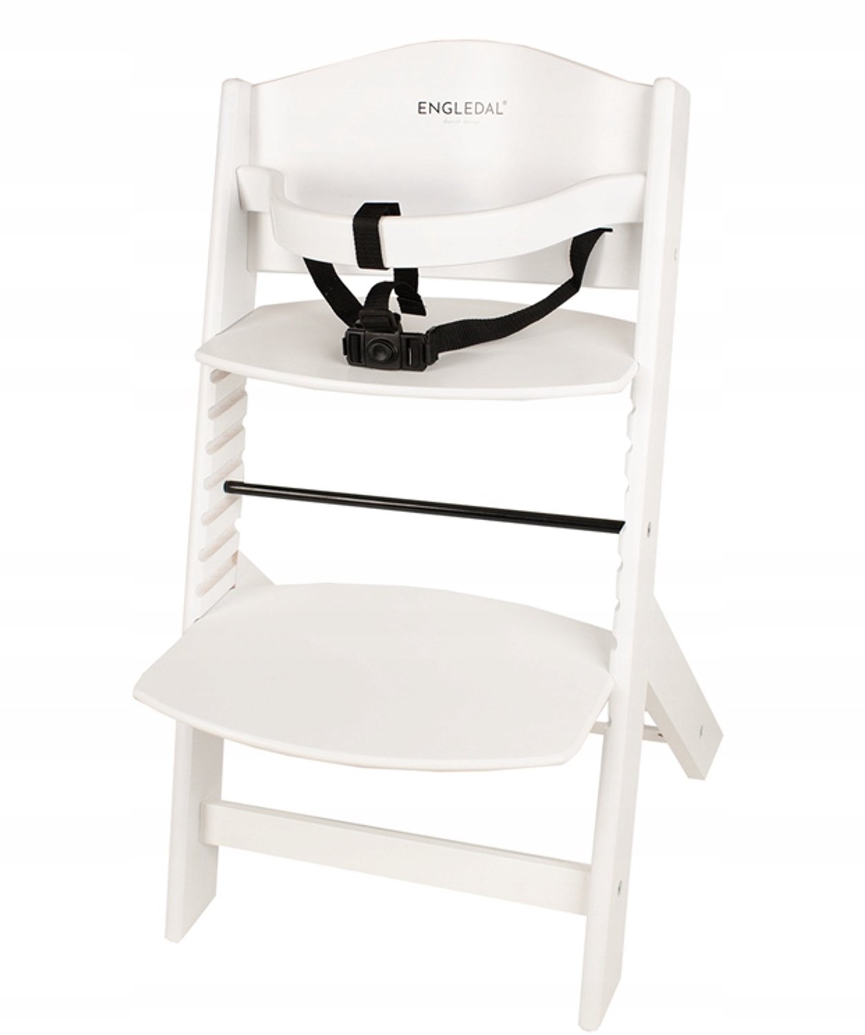 Baby Trold eetkamerstoel 3-in-1 ENGLEDAL, wit