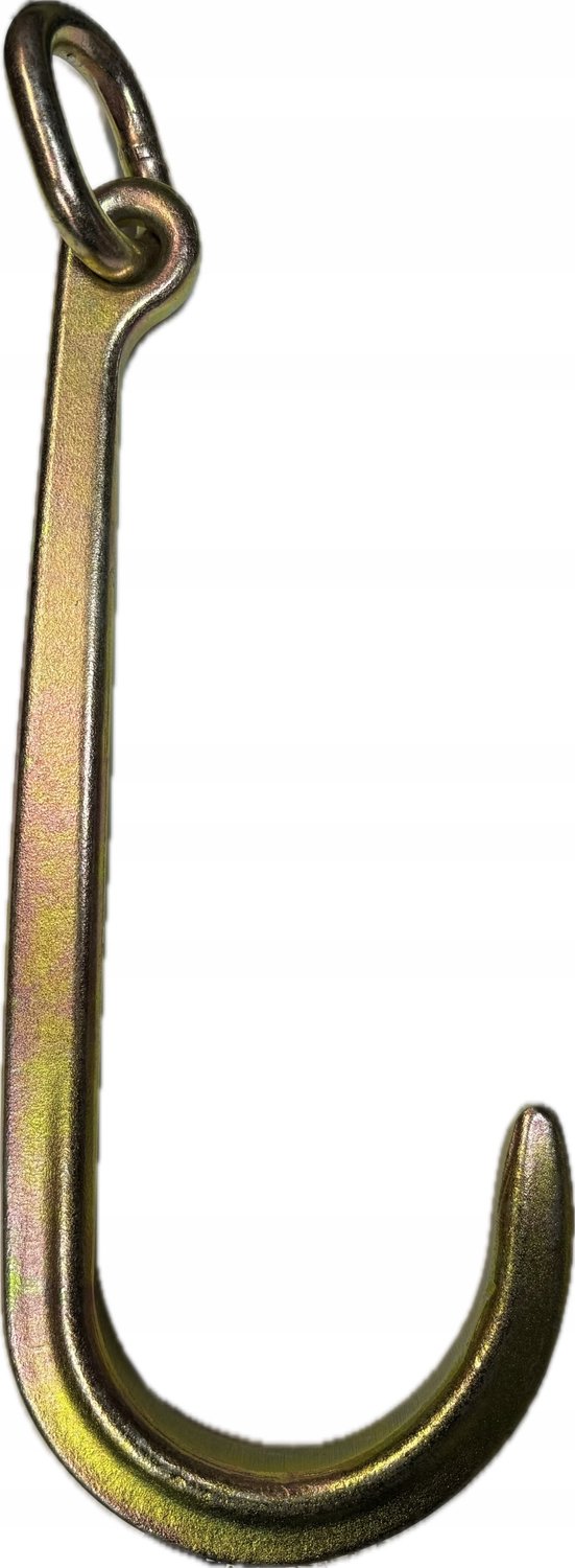 Grote J-Haak met Oog voor Sleepkabel - 15 inch, 2450kg