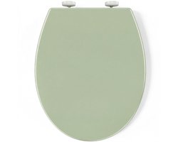 Pipishell WC-bril, toiletdeksel met softclosemechanisme (Groen)