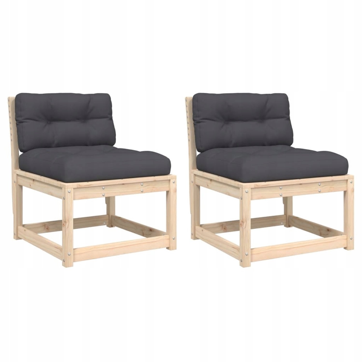 2x Houten Tuin Krukken - Terras & Balkon