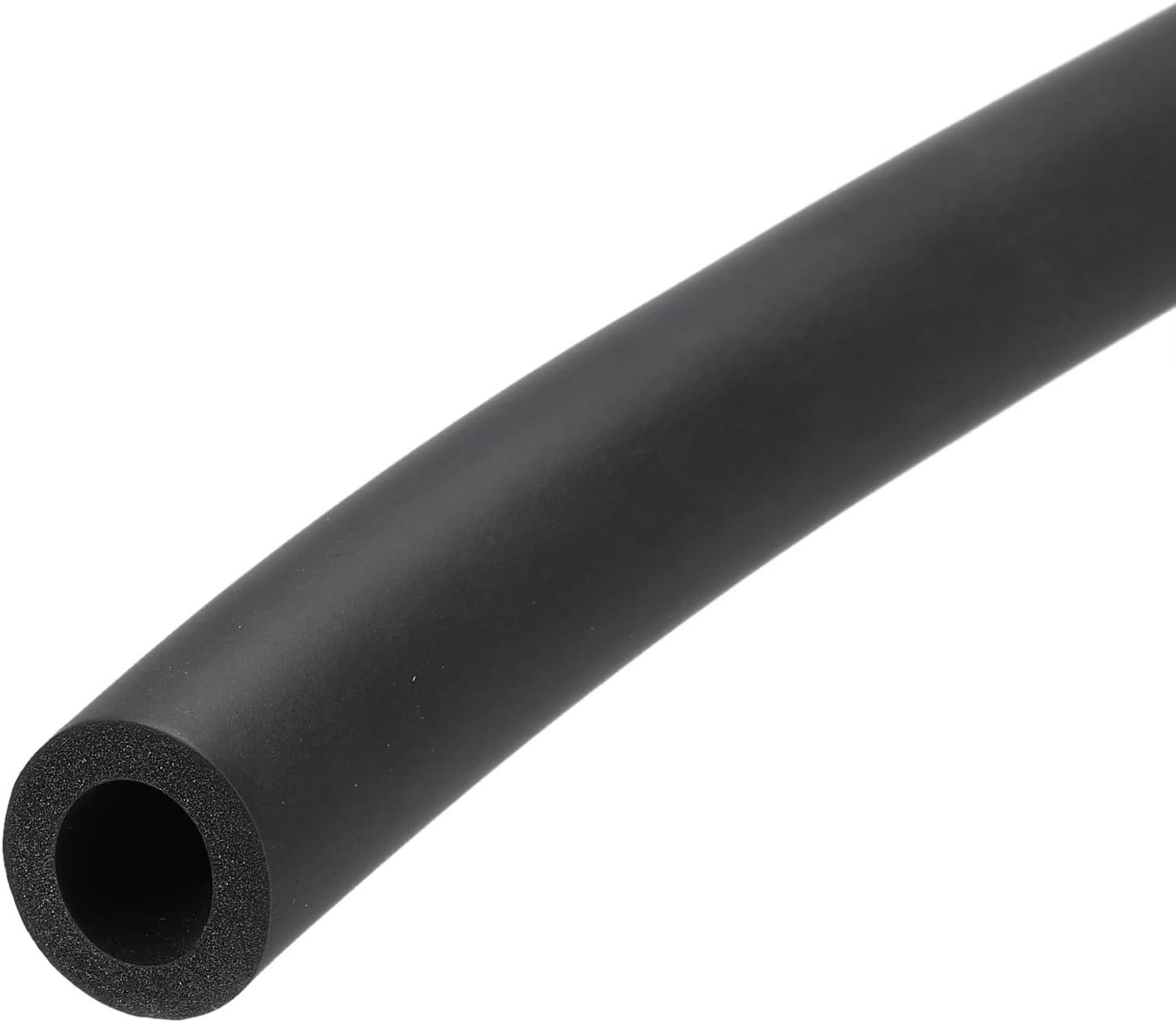 DMiotech 18mm ID x 6mm Thick 20 Inch Black Foam Rubber Sheathing Closed Cell Foam Fabric Tubes Non-Slip for Tool Grip - ShopVlot