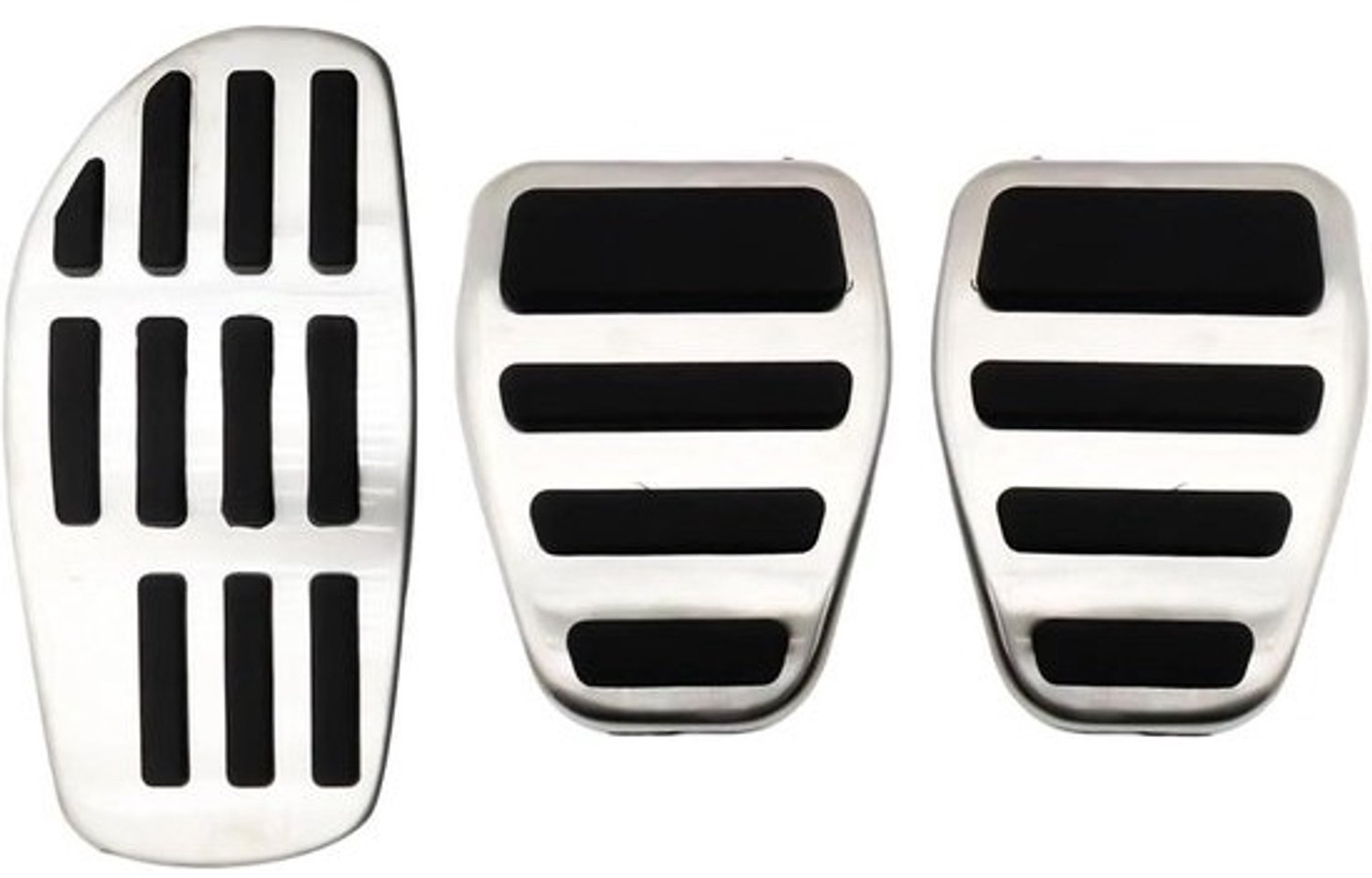 Autopedalen Covers - Rem Gas Kit - Veiliger Rijden - Antislip Rubber - 3 Stuks Set - Zwart
