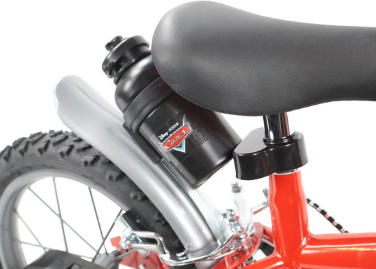 Kinderfiets Cars 16 inch 1 versnelling met zijwieltjes rood — afbeelding 5