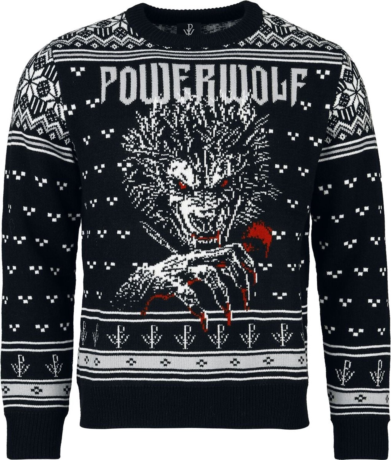 Powerwolf Holiday Sweater 2026 Heren Christmas jumper - meerkleurig - XXL