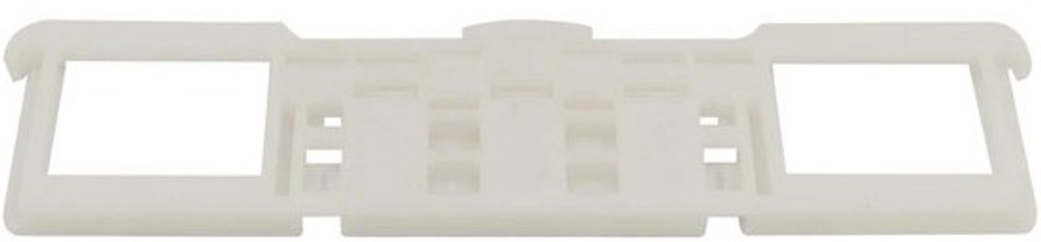 Toilet seat scharnieren set voor toiletstoel bevestigingsset met scharnierbouten - plastic - softclose demper - onderdelen - schroef - scharnierboren - schokdempers (board 207mm)