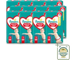 12 x Pampers – Luierbroekjes – Pants Maat 3 – 56 Luiers - Wasstrips - Luiers Voor Baby - Luierbroekjes - Luier Voor Baby - Luier Maat 3 - Luier Voor Actieve Baby