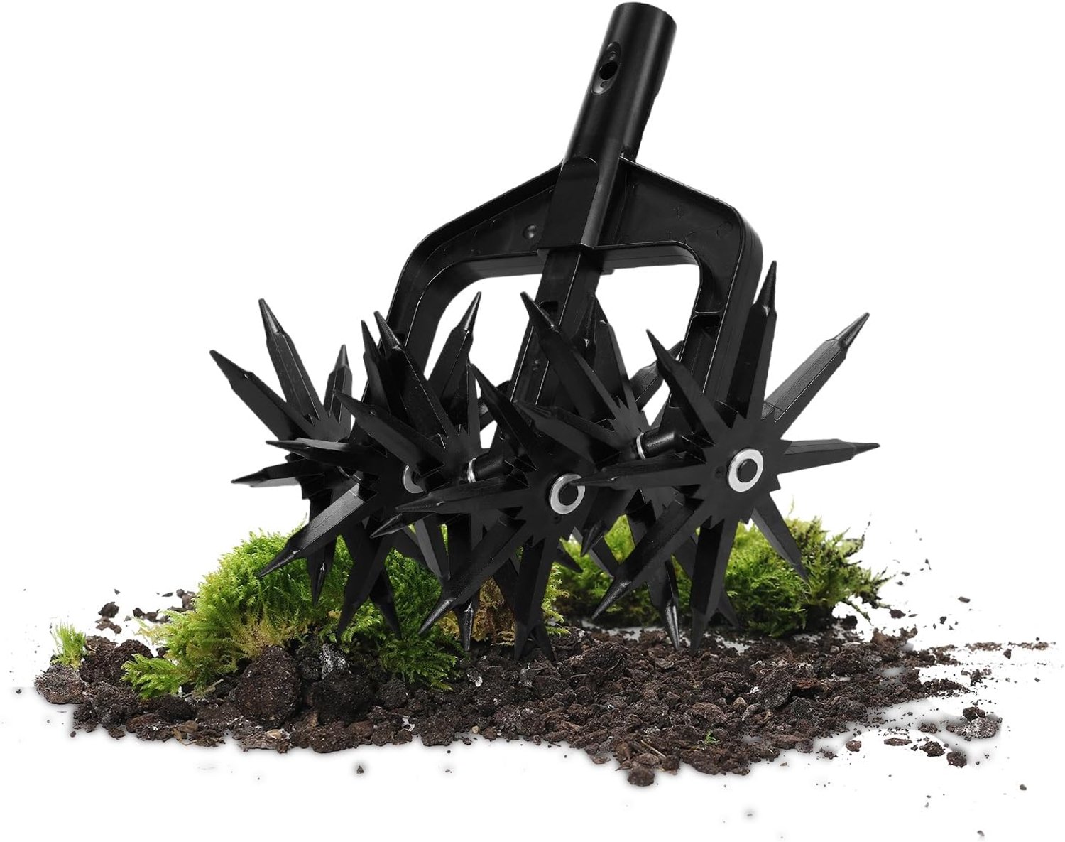Rotational cultivator, garden tools, handle, garden cutter, weed tools, knife, crumber, soil cultivator, soil mixing - ShopVlot