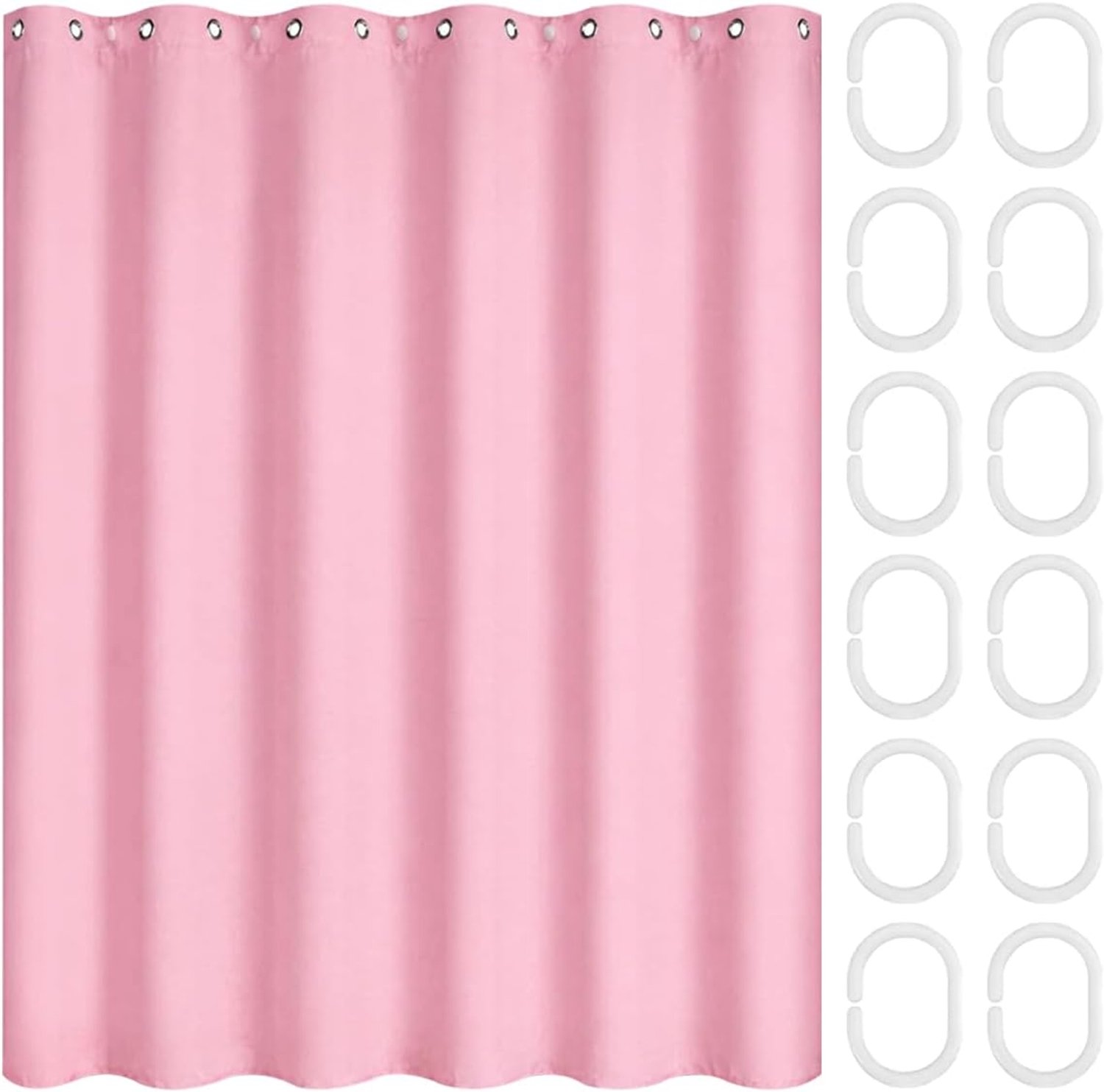 Douchegordijn 180x200cm - Waterbestendig PEVA - Schimmelwerend - Makkelijk te reinigen - ShopVlot
