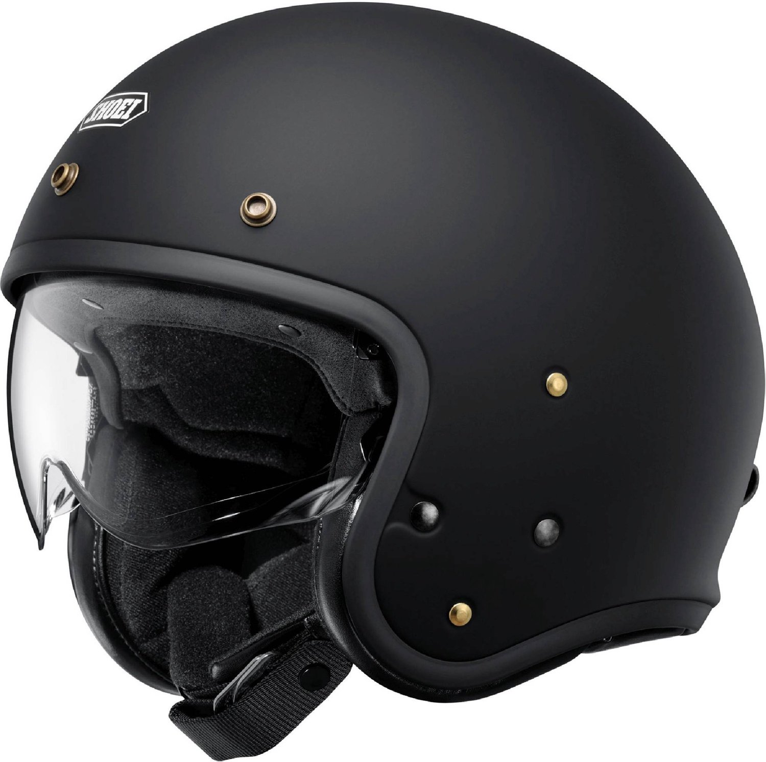 Shoei J.O2 Mat Zwart Jethelm - Helm