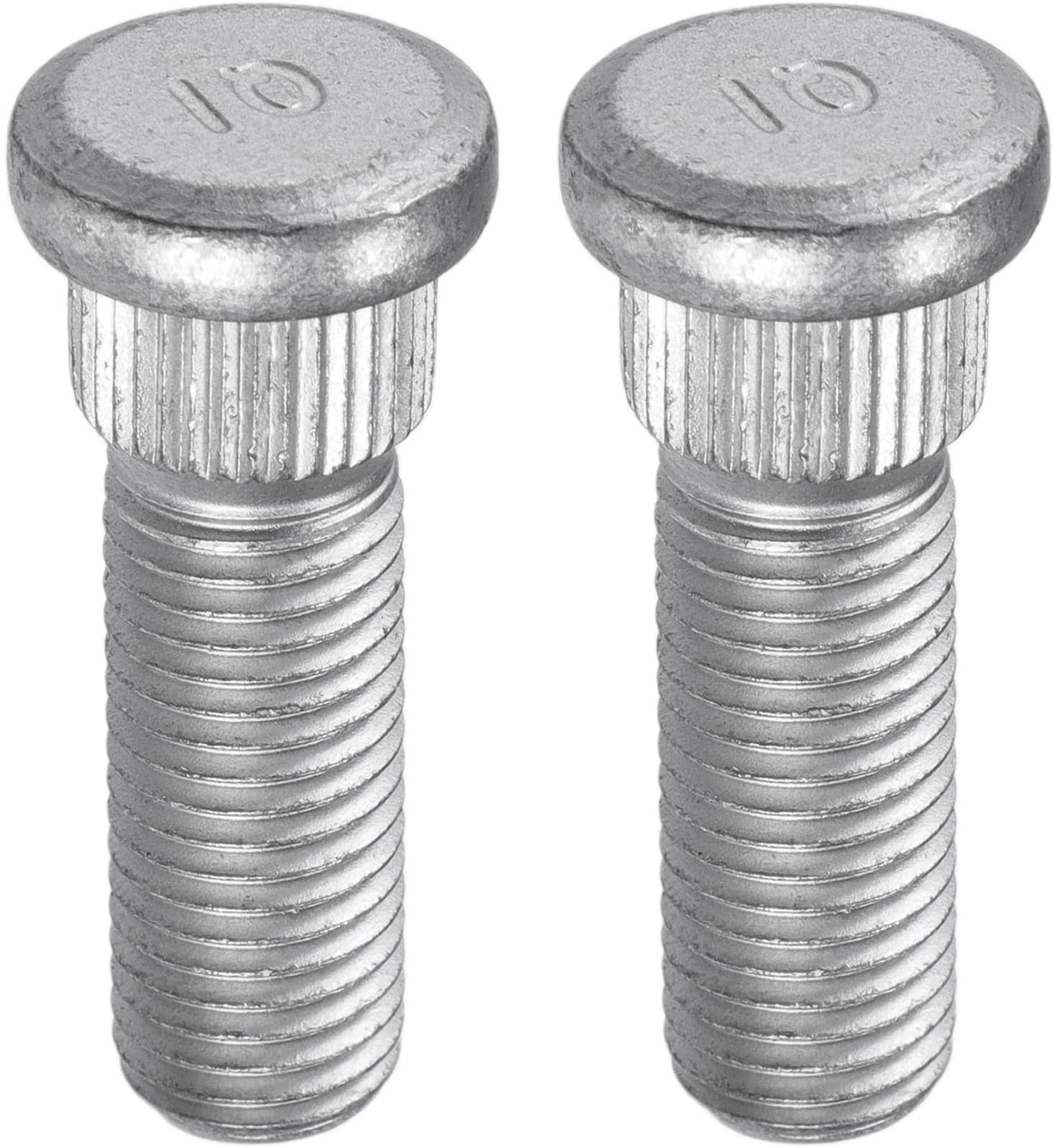 Wielbout M12x1.5 - Chroomstaal - Getande Bout met Klemkop - Zilverkleurig - Draadlengte 30mm - Directe Vervanging - Wielmoer