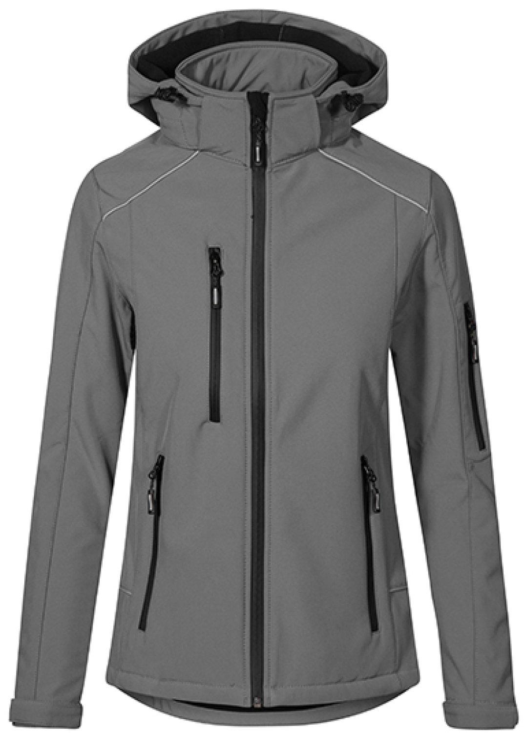 Promodoro Women´ Warm Softshell Jacket E7865 STEEL Grijs