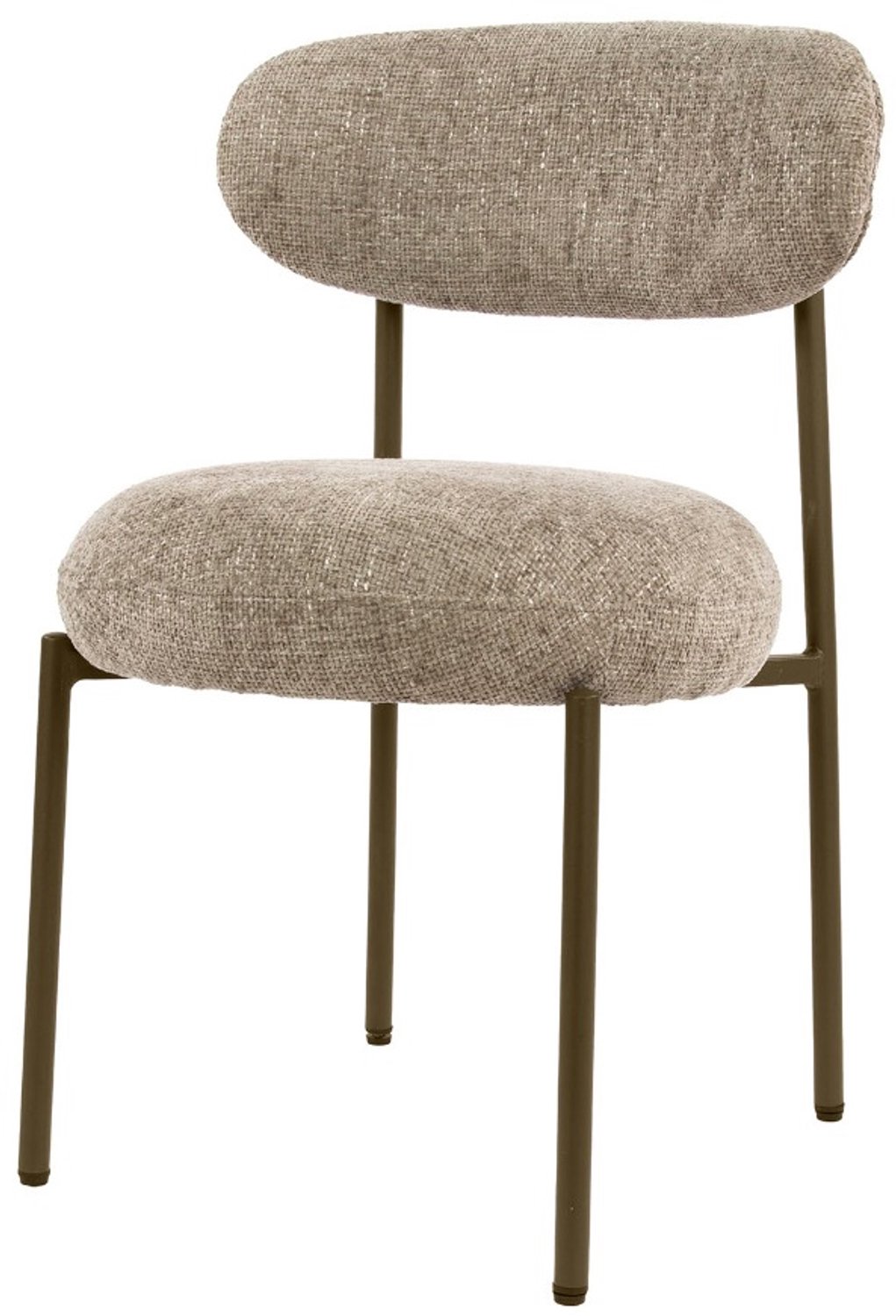 AnLi Style Stoel Round zand bruin - set van 2