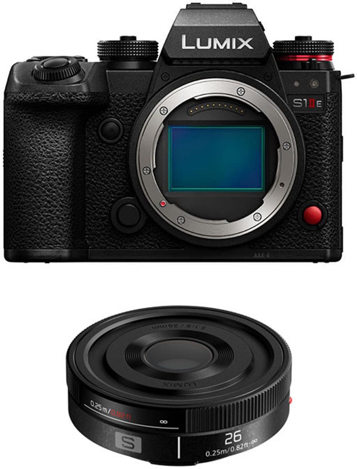 PANASONIC LUMIX S1 IIE + S 26mm f/8 Pancake-Objektiv