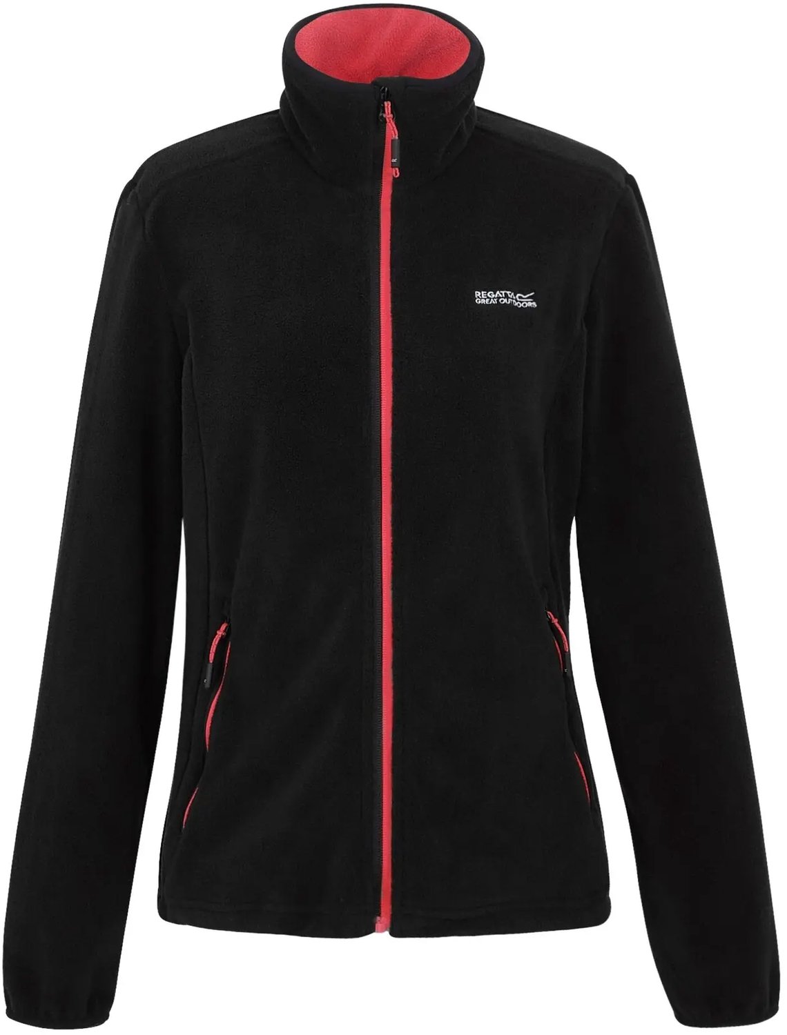 Damesfleece met rits Regatta Floreo IV Zwart