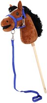 Qhp Halsterset Qhp Hobby Horse Blauw