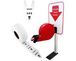 Kassarol Dispenser - Wachtrijtickets - ABS Kunststof