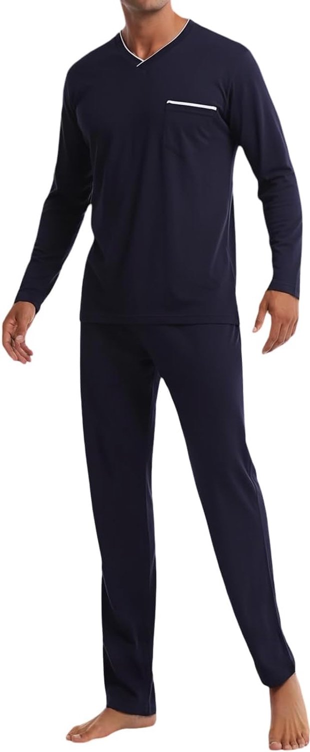 Lang, blauwzwart., XL