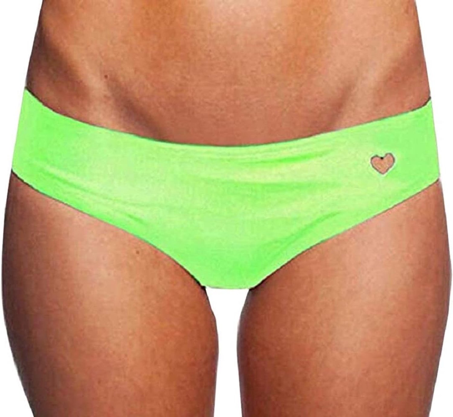 – badpak – hart – string – zee – zwembad – meisjes – lage taille – cadeau-idee – kleur roze, Groen, S