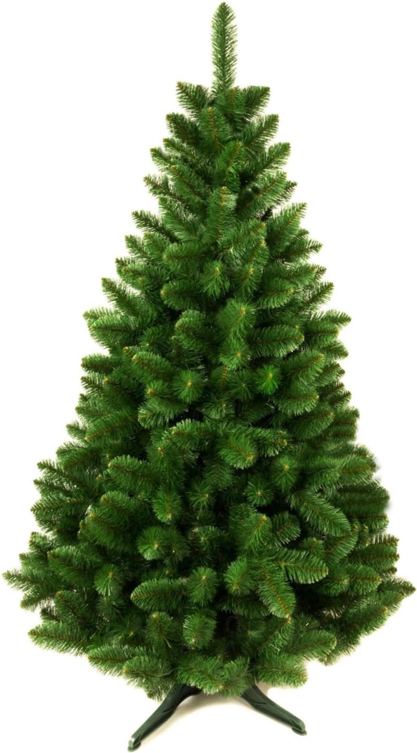 Dennen Kerstdecoratie Kerstboom Incl. standaard van PVC-folie 200cm