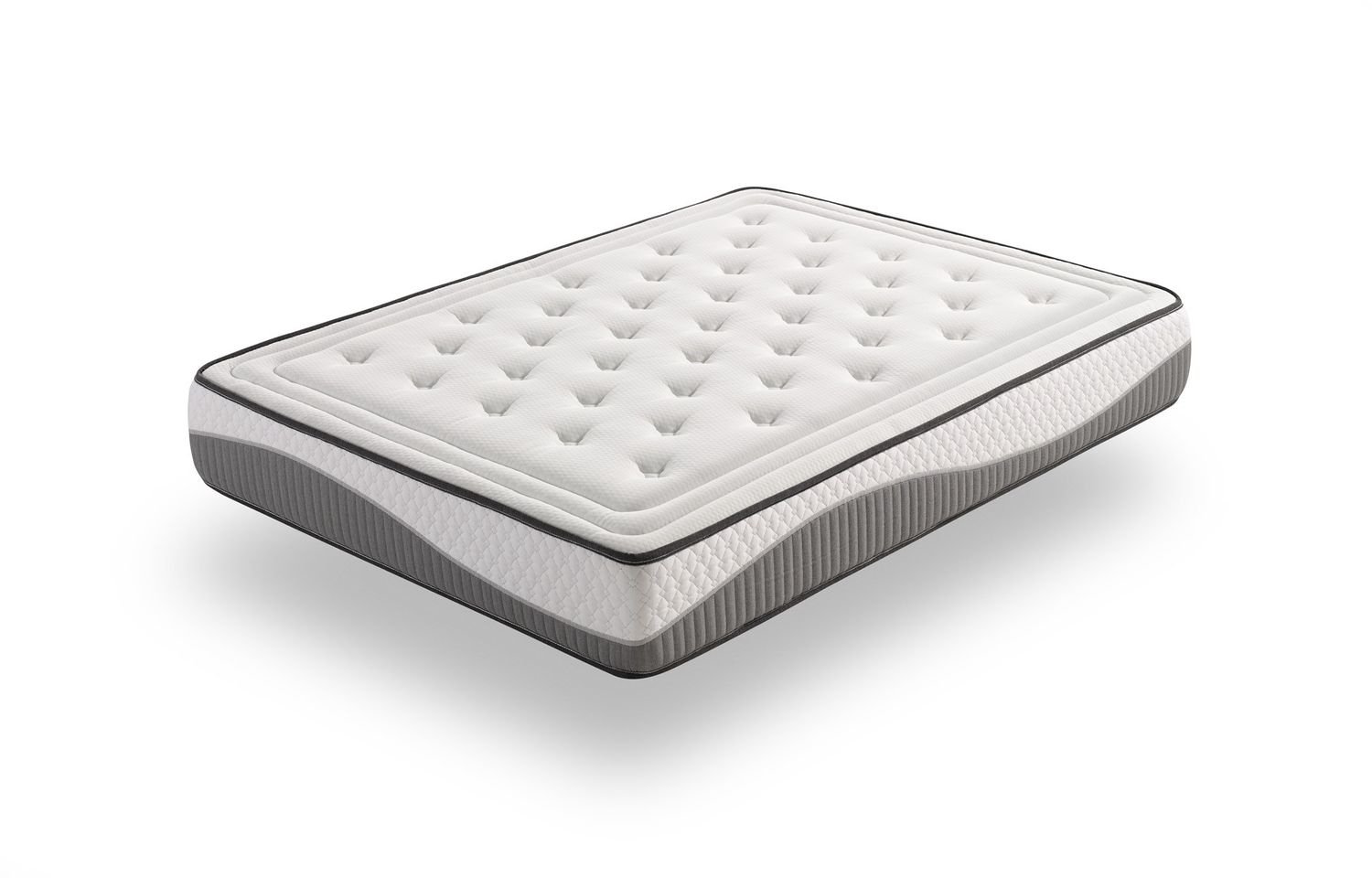 Matris Visco-elastische matras 180x200cm Clean Plus Hoogte 28cm +/-2 Wit