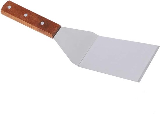Kookspatel set, 3 stuks, anti-aanbaklaag antislip spatels voor Tamagoyaki, pizza, biefstuk, groen en oranje, keukengerei, voedselveilig — afbeelding 5