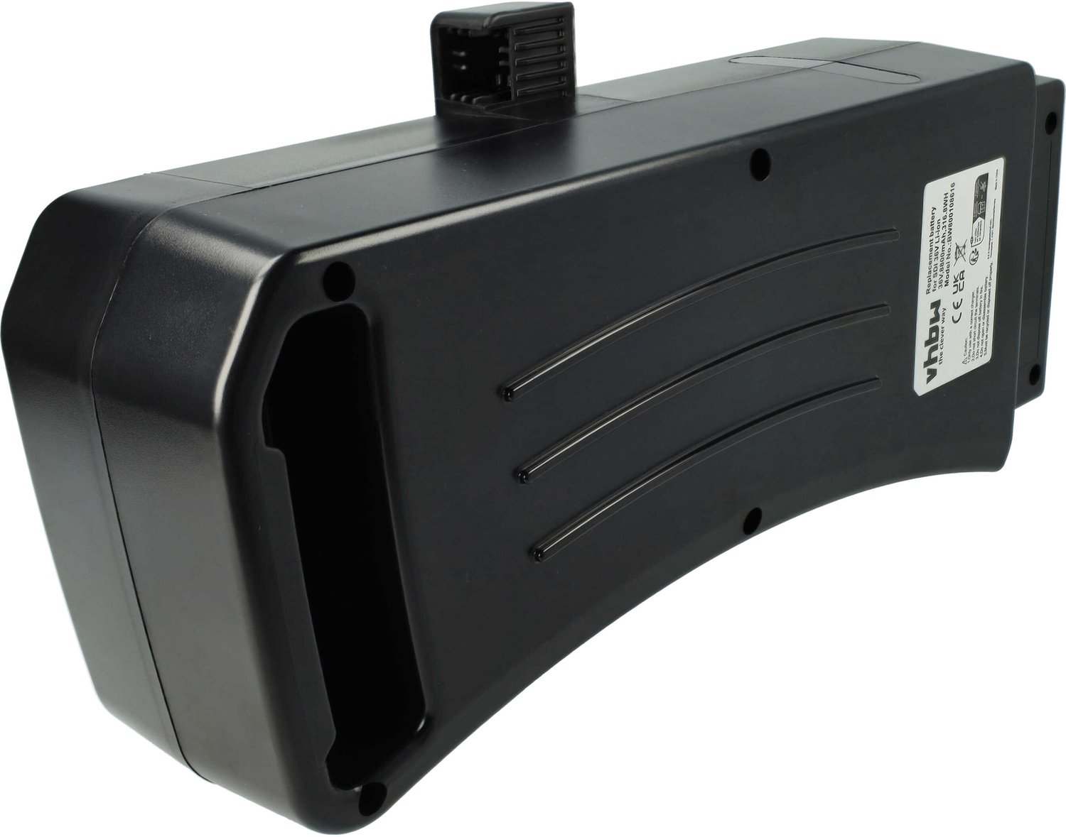 vhbw-vervangingsaccu voor Samsung 10ICR19/65-4, SDI Side-Click 36 V, SDI-3610C, SDI-3611C, SDI-3612B voor e-bike (8,8 Ah, 36 V, Li-ion) - Zwart
