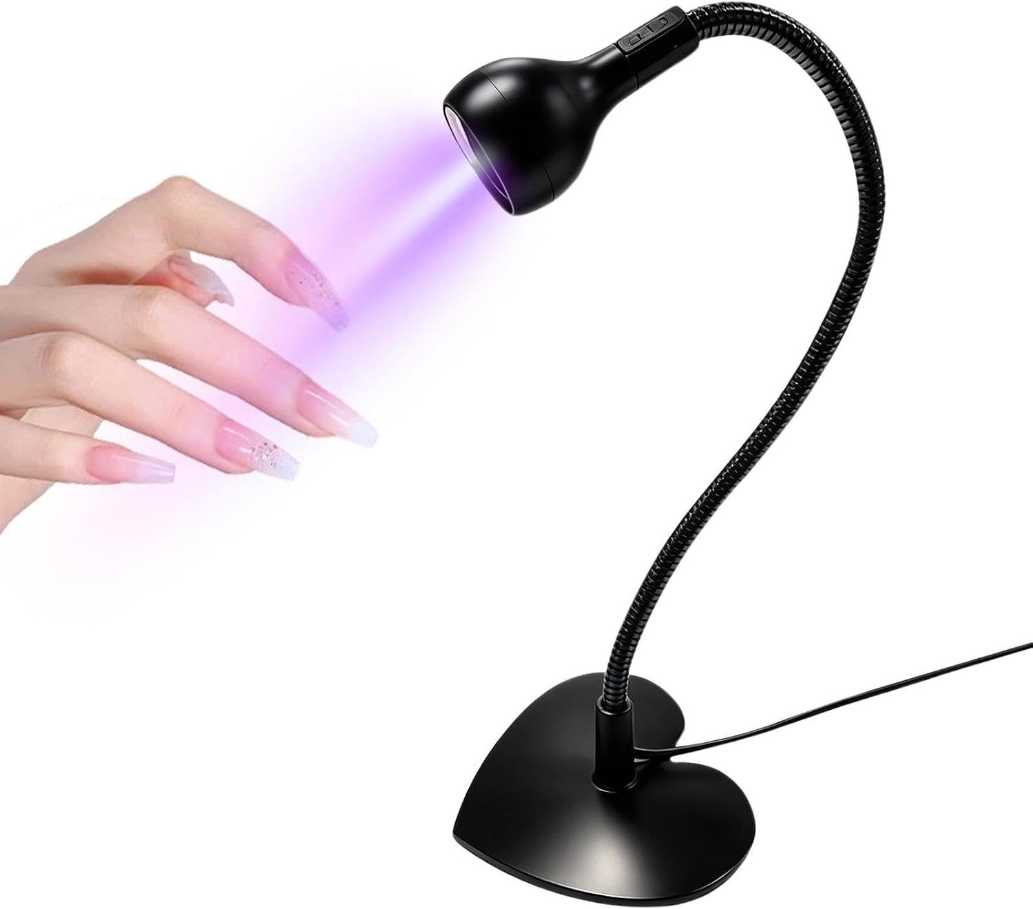 UV Lamp LED Draagbare Zwanenhals Sneldrogend met Voetpedaal