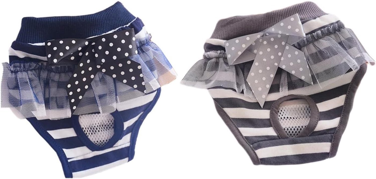 Hondenondergoed voor Vrouwelijke Honden - Wasbare en Herbruikbare Luier voor Kleine Honden, Hygiëne en Comfort