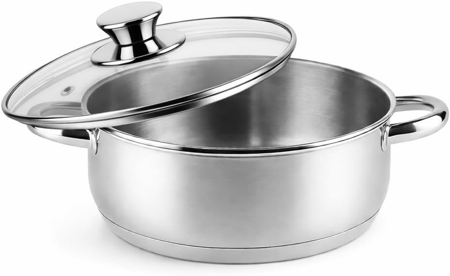 Inductie Kookpot - Roestvrij Staal 18/10 - 20 cm - Professionele Kookpot voor Inductie