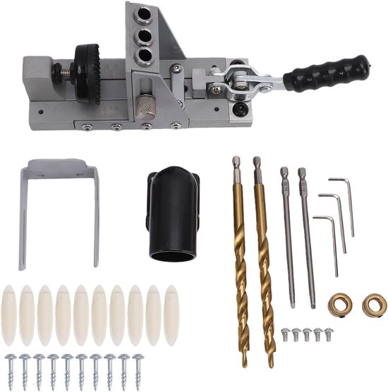 Pocket Hole Jig Kit, 15 Graden Enkelzijdige Bediening — afbeelding 5