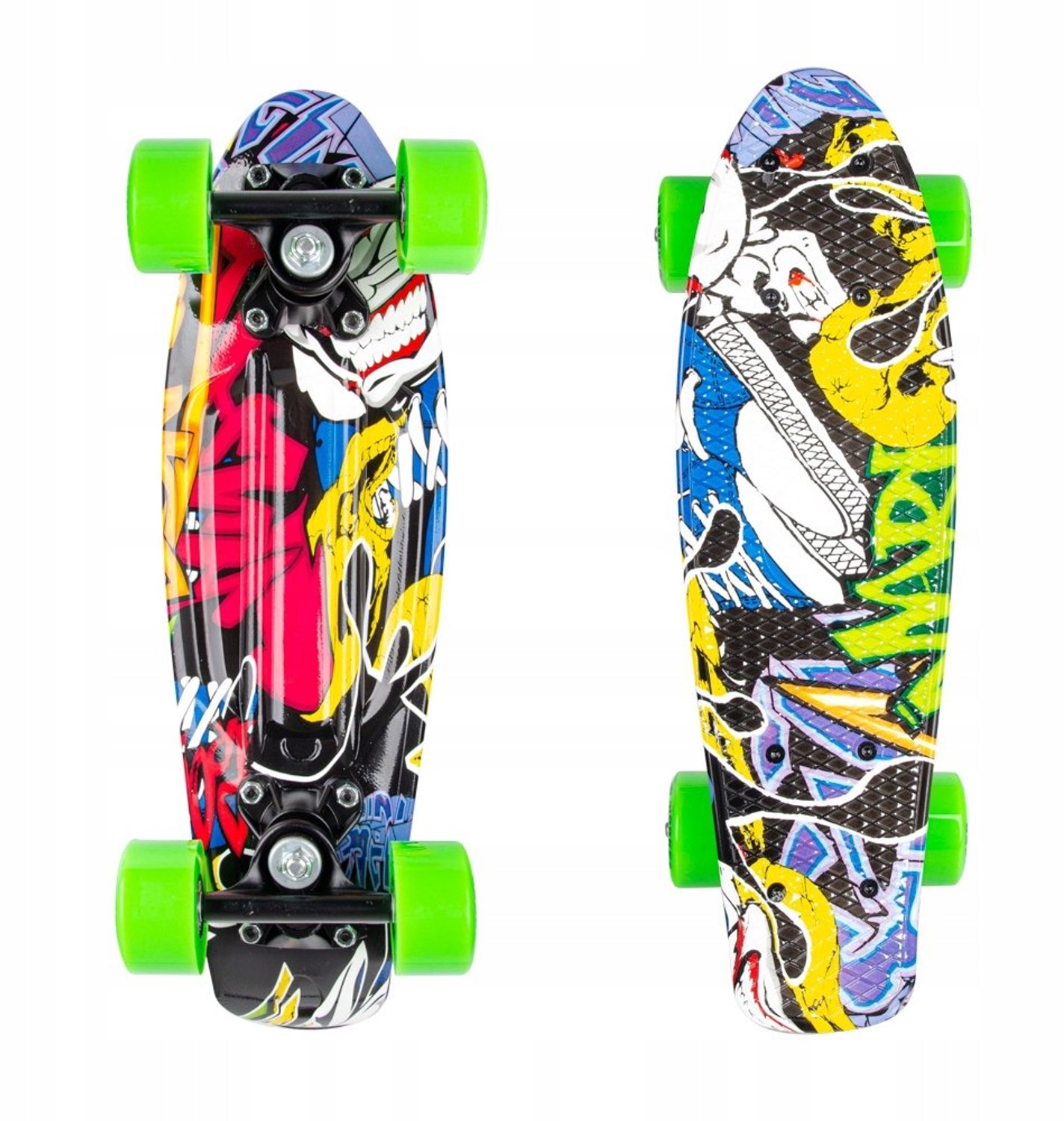 WORKER Colorico 17″ Penny Board Kinder Skateboard Groen