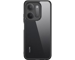 Dux Ducis, MagSafe Hoesje voor Xiaomi Redmi 17C Aimo Serie Schokbestendig, Zwart / Transparant