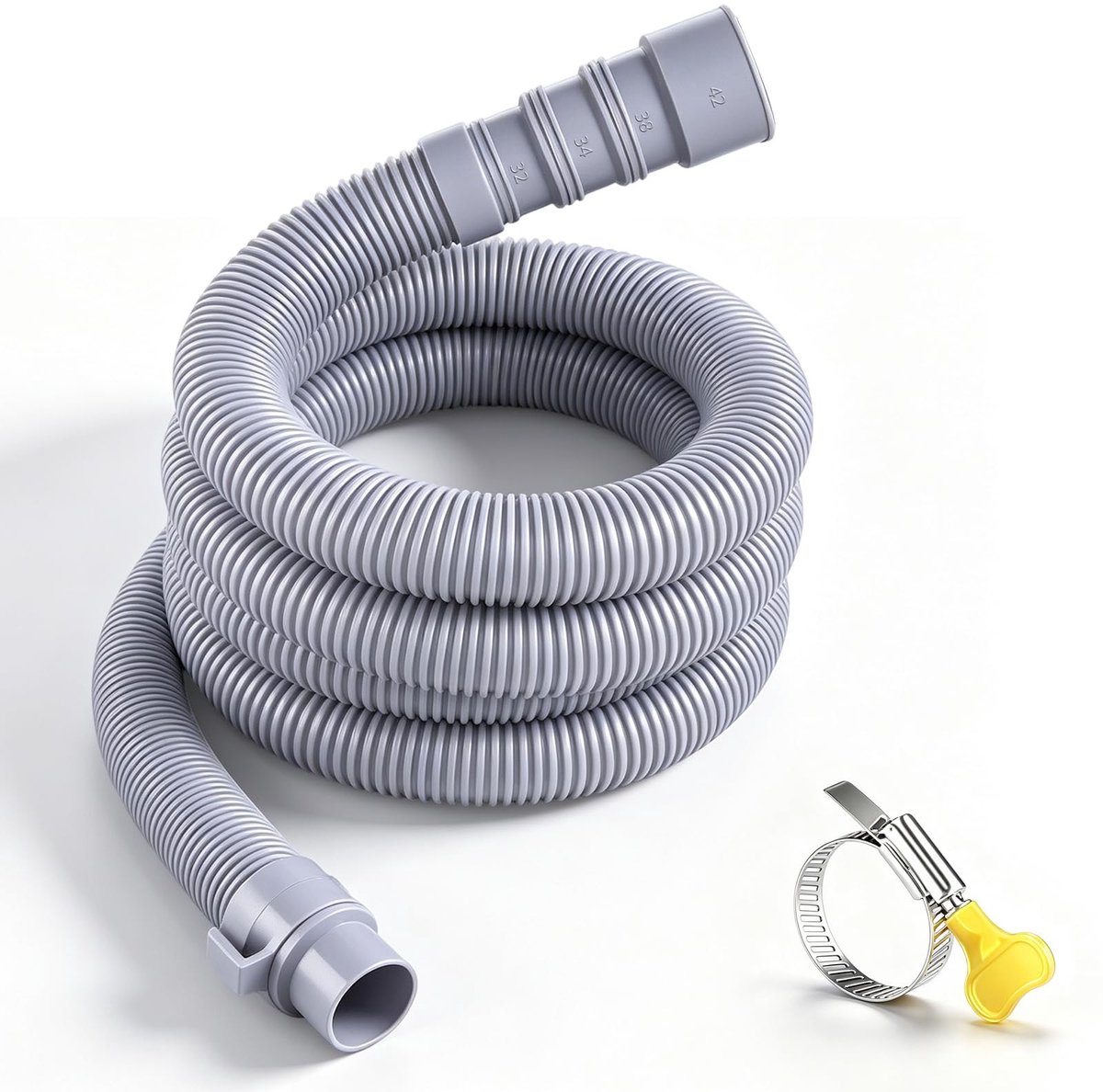 Elzusha - Inklapbare Afvoerslang - Universeel voor Caravans en Wasmachines - 3 m
