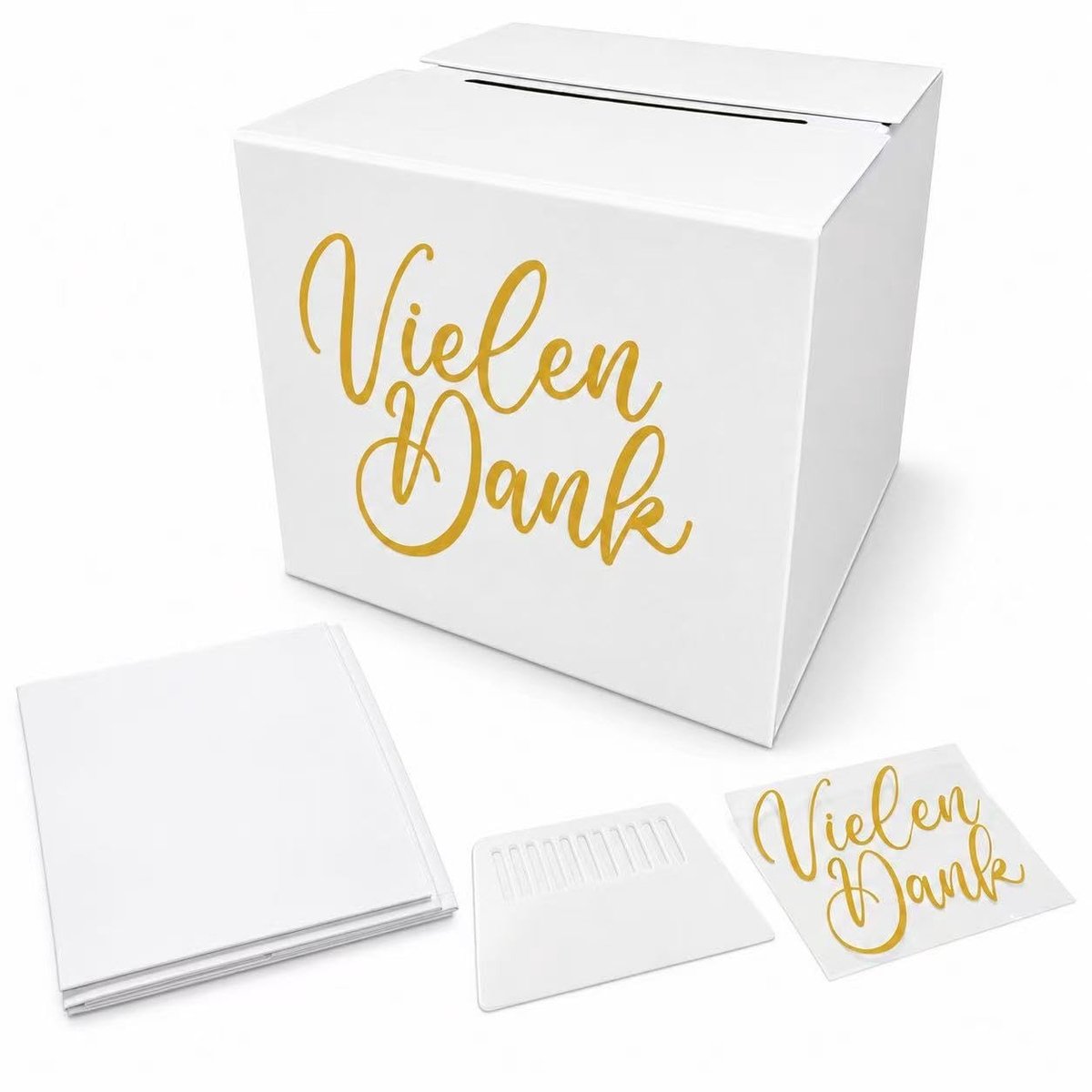 Elzusha - Stemmingsdoos met Decoratieve Stickers, 21x21x21 cm